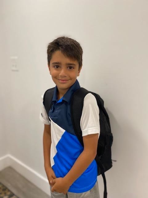 Luca Cillo is glad to be starting fourth grade at Frank P. Long Intermediate.